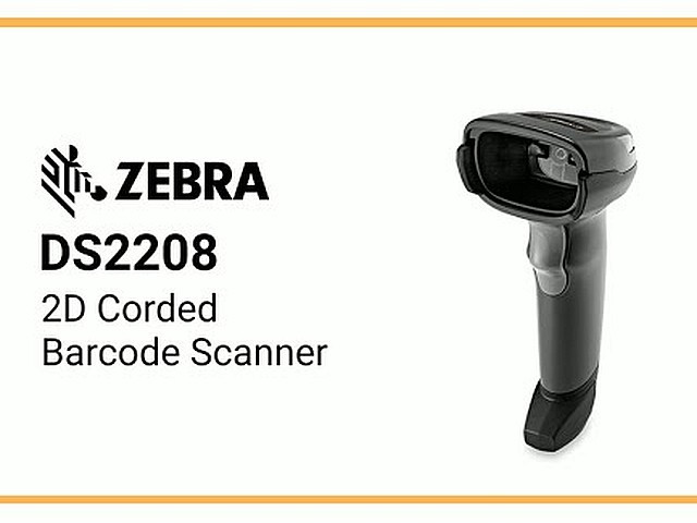 Zebra DS2208 二維條碼掃描器